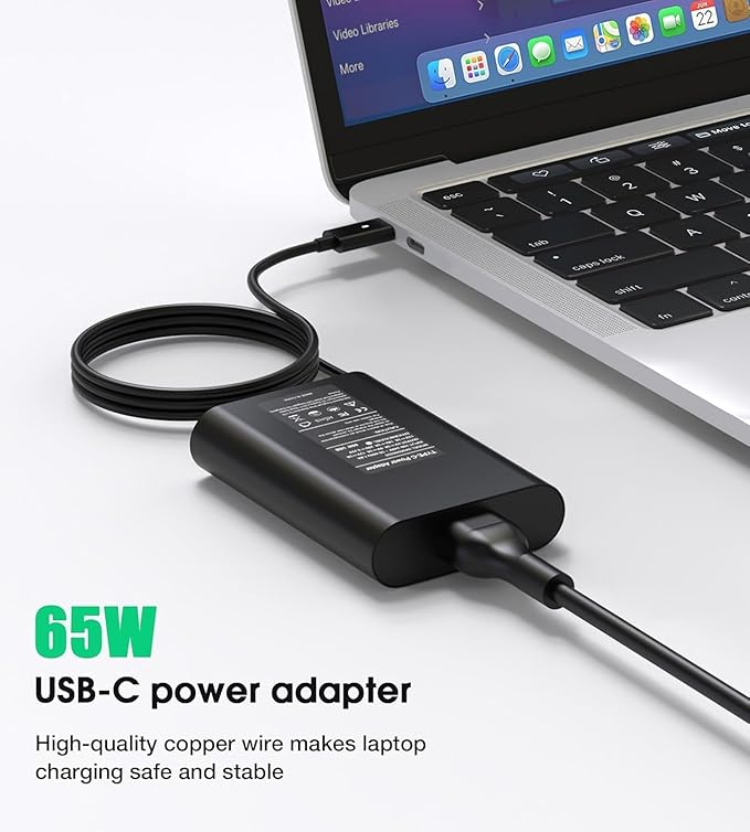 Dell Original Laptop Adapter | USB-C | 65W / 90W